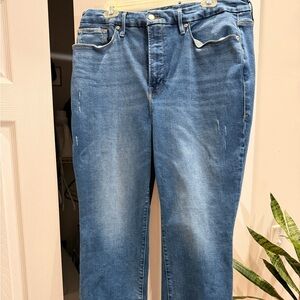 Good American Medium Blue High-Rise Jeans